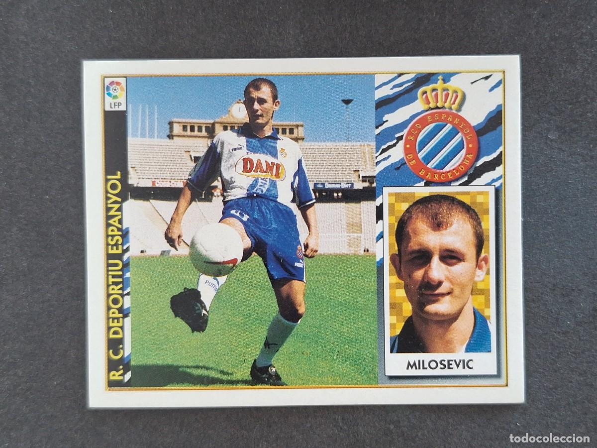 Fu&szlig;ball-Sticker: L4 MILOSEVIC R. C. D. ESPA&Ntilde;OL FICHAJE 4 BIS LIGA ESTE 1997 1998 97 98 NUNCA PEGADO SIN PEGAR