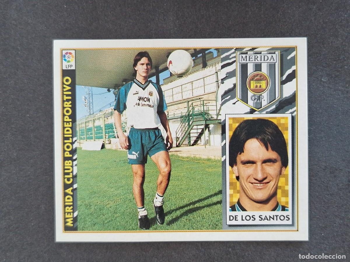 Fu&szlig;ball-Sticker: L4 DE LOS SANTOS MERIDA C. P. FICHAJE 6 BIS LIGA ESTE 1997 1998 97 98 NUNCA PEGADO SIN PEGAR