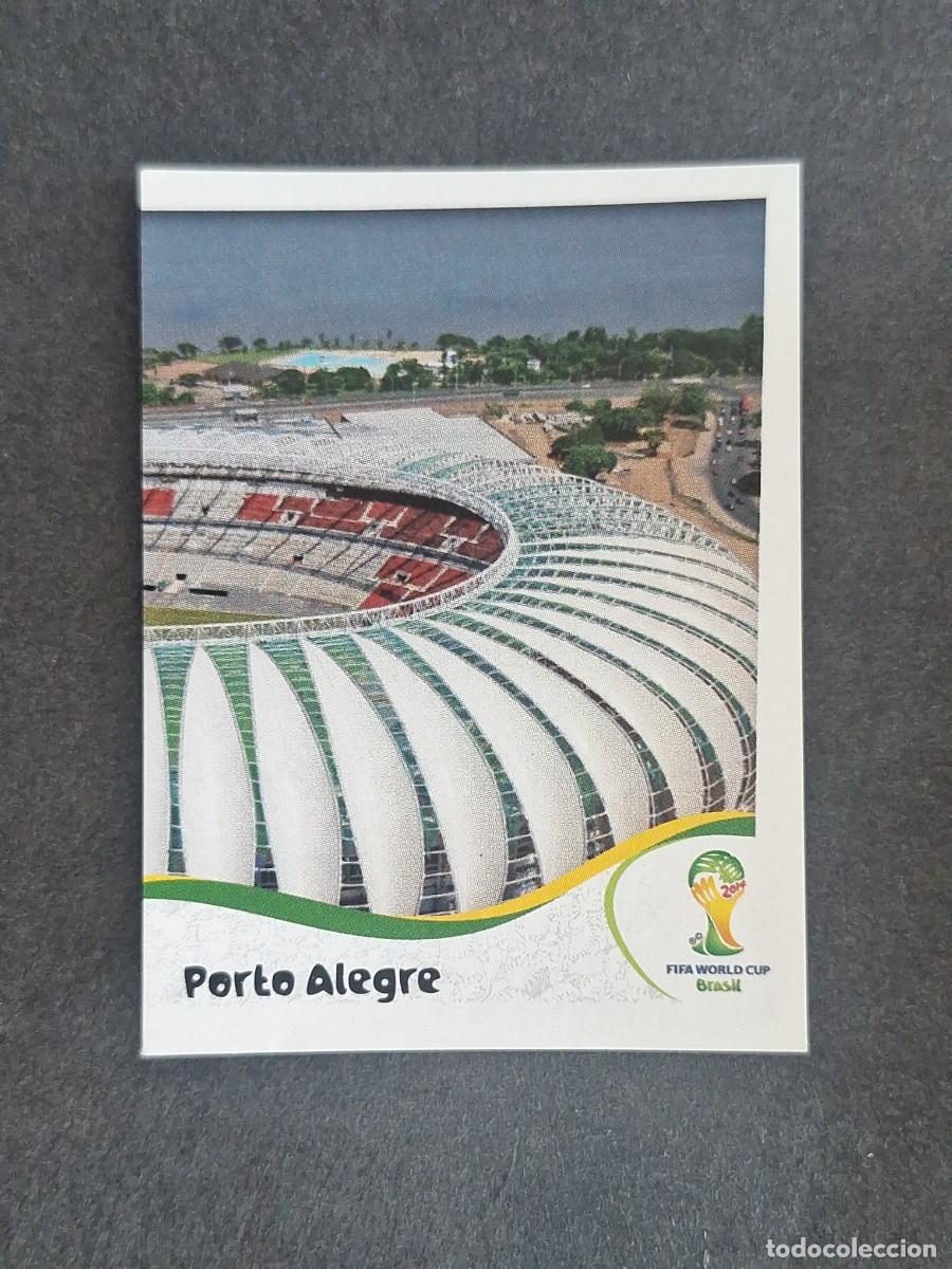 Fu&szlig;ball-Sticker: L2 ESTADIO PORTO ALEGRE DERECHA 23 MUNDIAL BRASIL 2014 PANINI NUNCA PEGADO SIN PEGAR