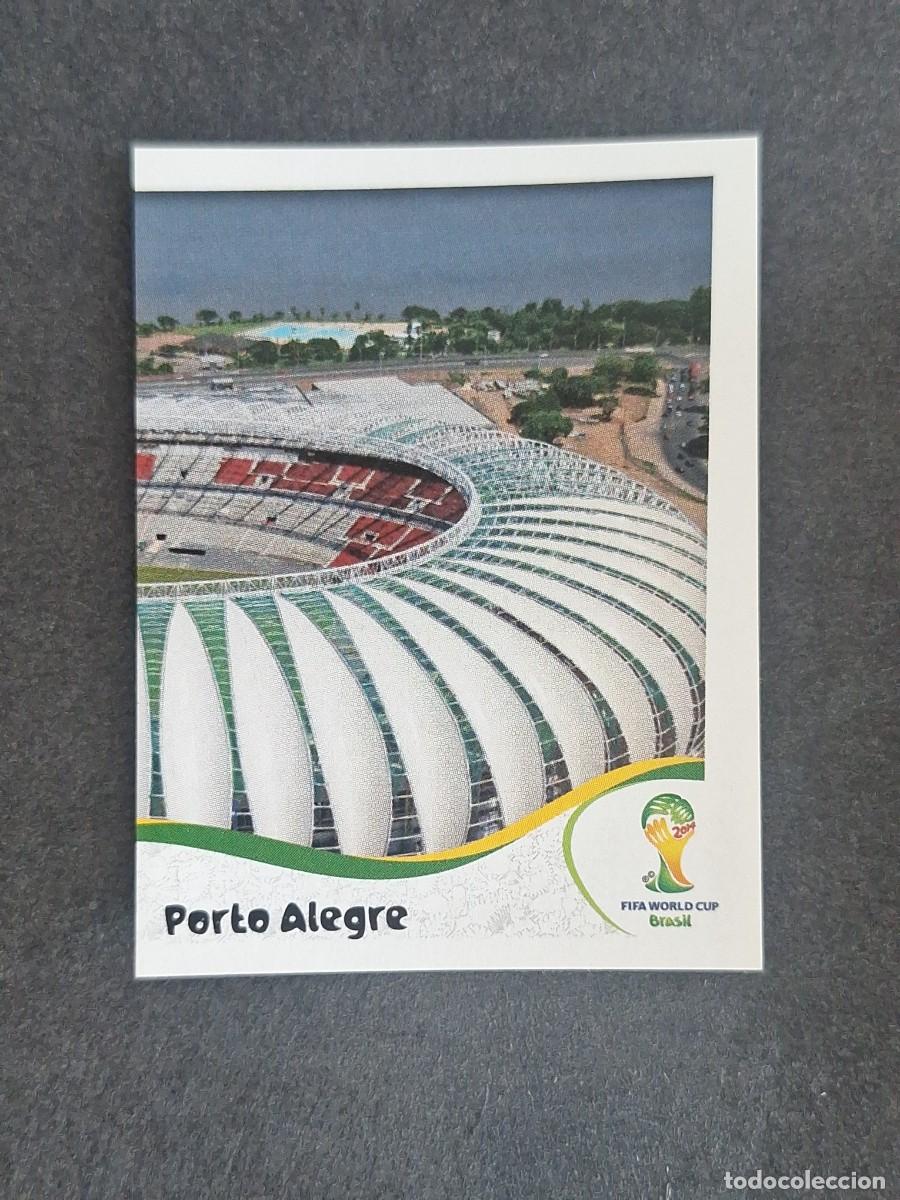 Football Stickers: L2 ESTADIO PORTO ALEGRE DERECHA 23 MUNDIAL BRASIL 2014 PANINI NUNCA PEGADO SIN PEGAR