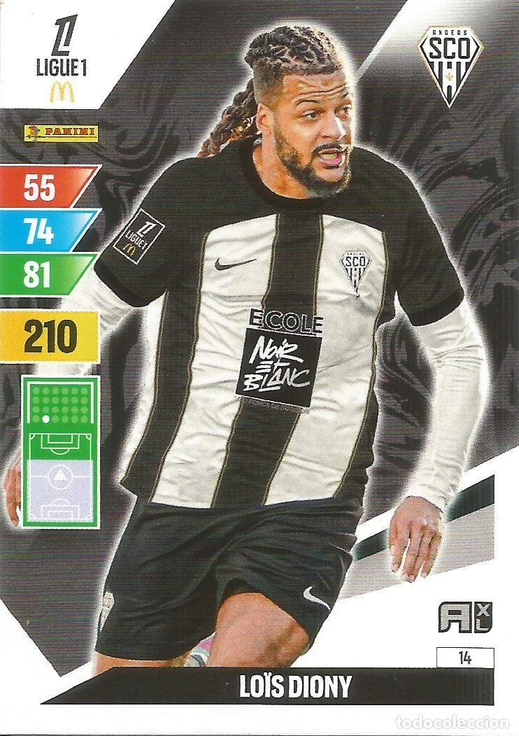 Football Stickers: Carta N&uacute;mero 14 - Lo&iuml;s Diony - Ligue 1 McDonald's 2024-25 - Adrenalyn XL (Panini, 2024)