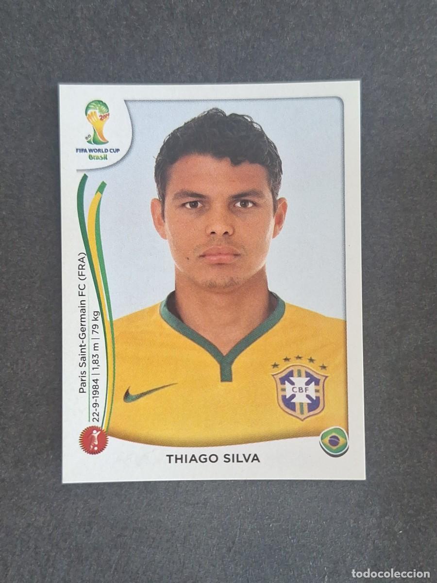 Football Stickers: L2 THIAGO SILVA SELECCION BRASIL 35 MUNDIAL BRASIL 2014 PANINI NUNCA PEGADO SIN PEGAR