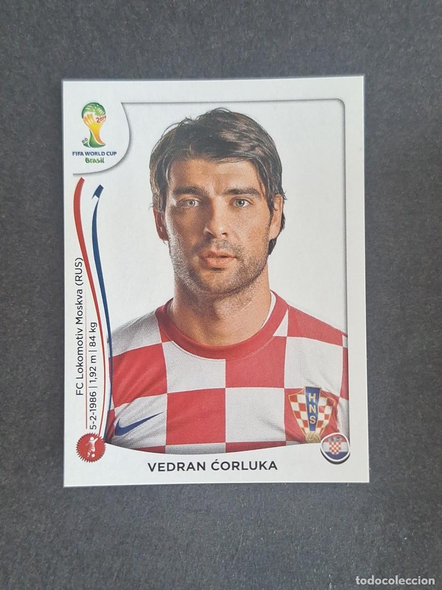 Football Stickers: L2 VEDRAN CORLUKA SELECCION CROACIA 55 MUNDIAL BRASIL 2014 PANINI NUNCA PEGADO SIN PEGAR