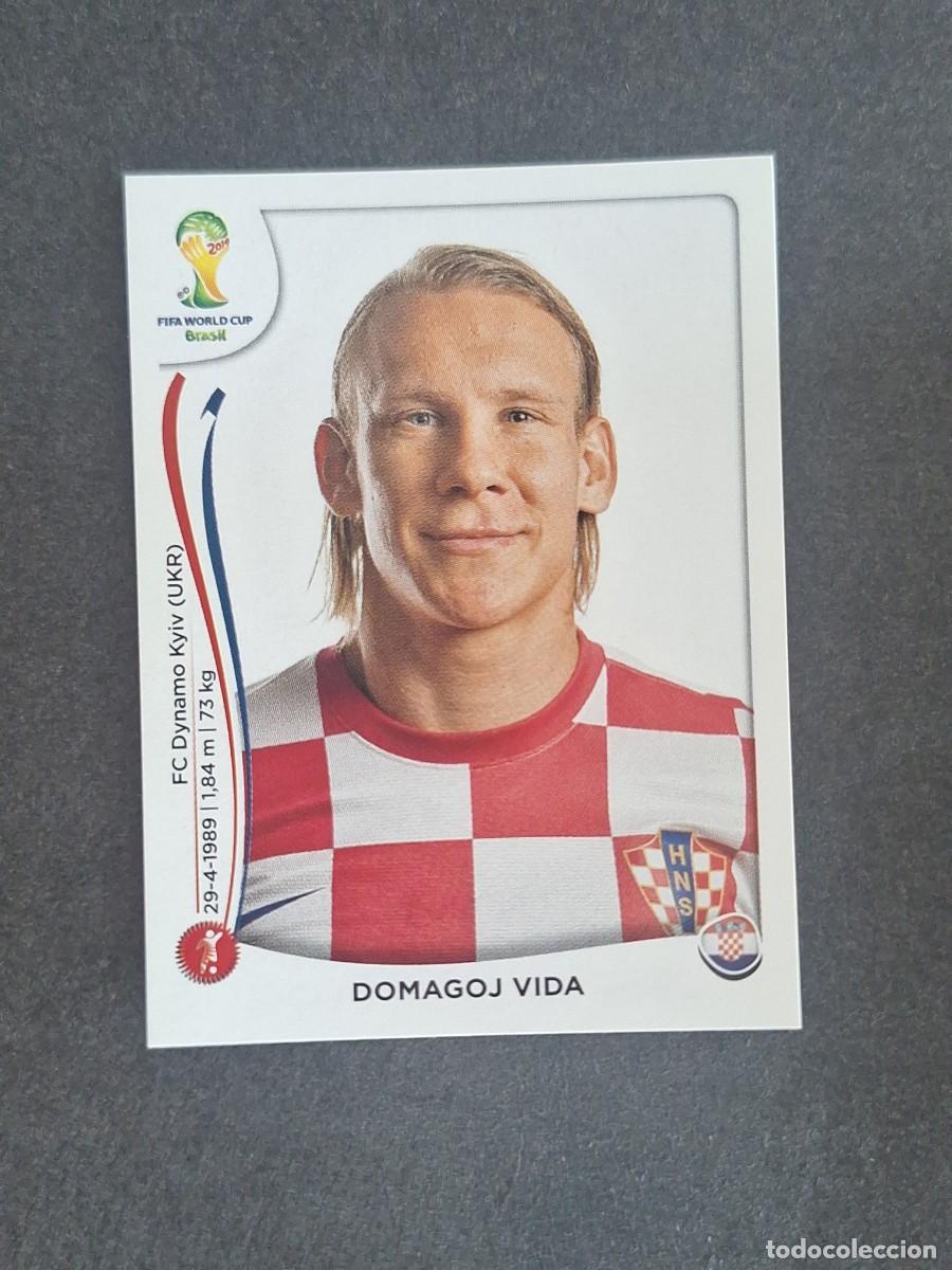 Football Stickers: L2 DOMAGOJ VIDA SELECCION CROACIA 58 MUNDIAL BRASIL 2014 PANINI NUNCA PEGADO SIN PEGAR