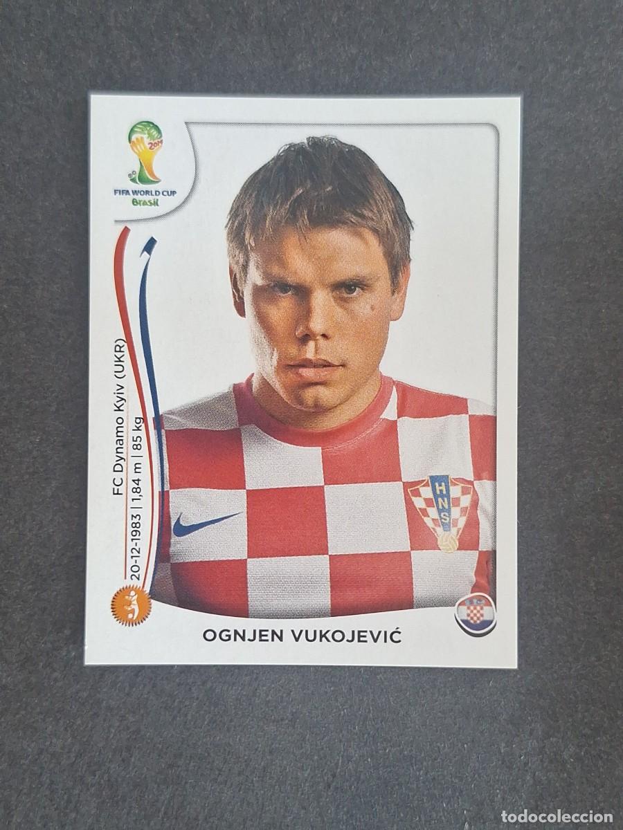Football Stickers: L2 OGNJEN VUKOJEVIC SELECCION CROACIA 60 MUNDIAL BRASIL 2014 PANINI NUNCA PEGADO SIN PEGAR