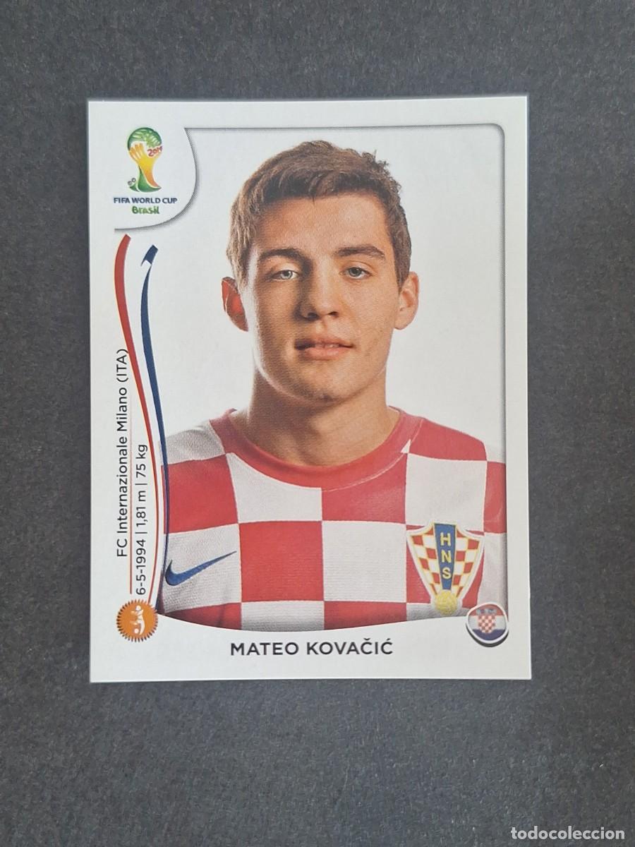 Football Stickers: L2 MATEO KOVACIC SELECCION CROACIA 64 MUNDIAL BRASIL 2014 PANINI NUNCA PEGADO SIN PEGAR
