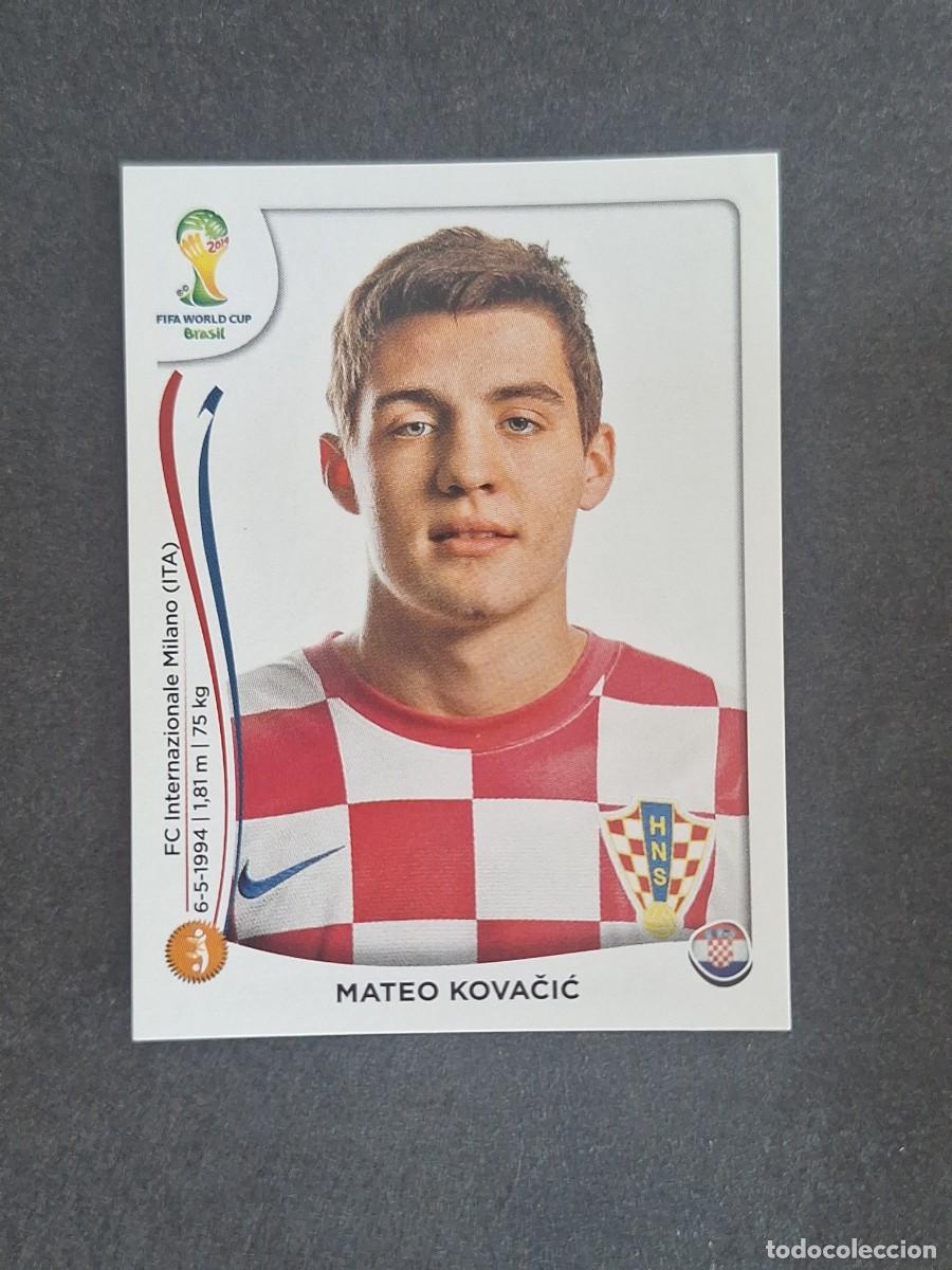 Football Stickers: L2 MATEO KOVACIC SELECCION CROACIA 64 MUNDIAL BRASIL 2014 PANINI NUNCA PEGADO SIN PEGAR