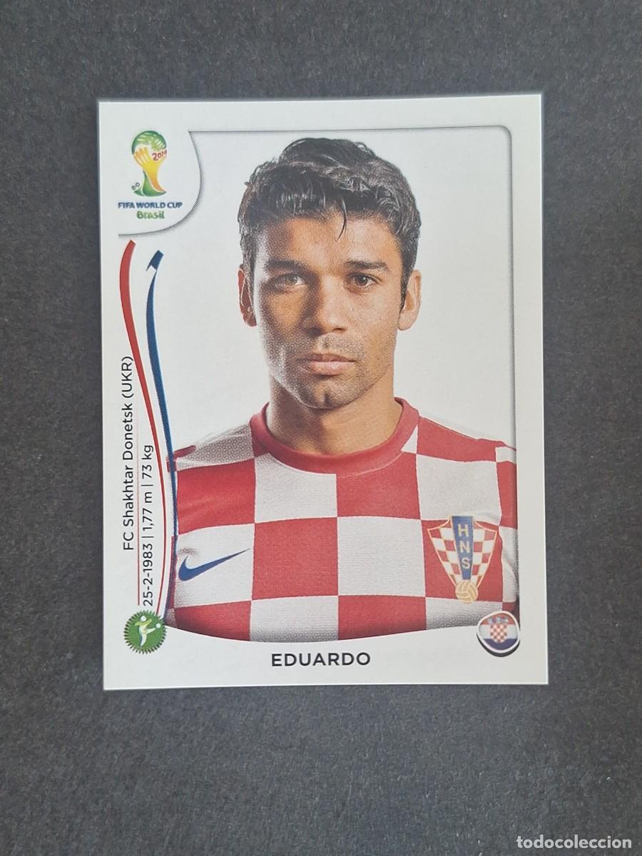 Football Stickers: L2 EDUARDO SELECCION CROACIA 67 MUNDIAL BRASIL 2014 PANINI NUNCA PEGADO SIN PEGAR