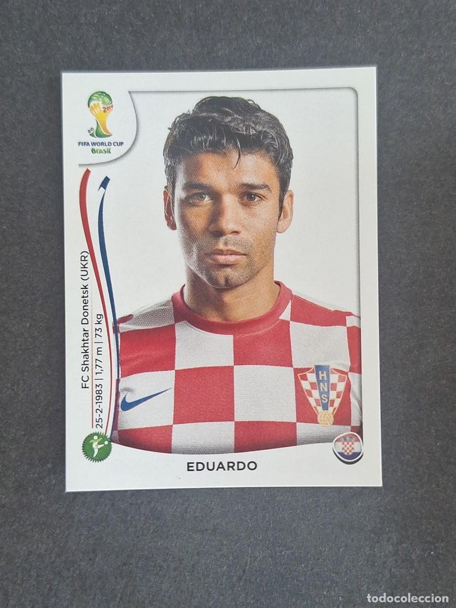 Football Stickers: L2 EDUARDO SELECCION CROACIA 67 MUNDIAL BRASIL 2014 PANINI NUNCA PEGADO SIN PEGAR