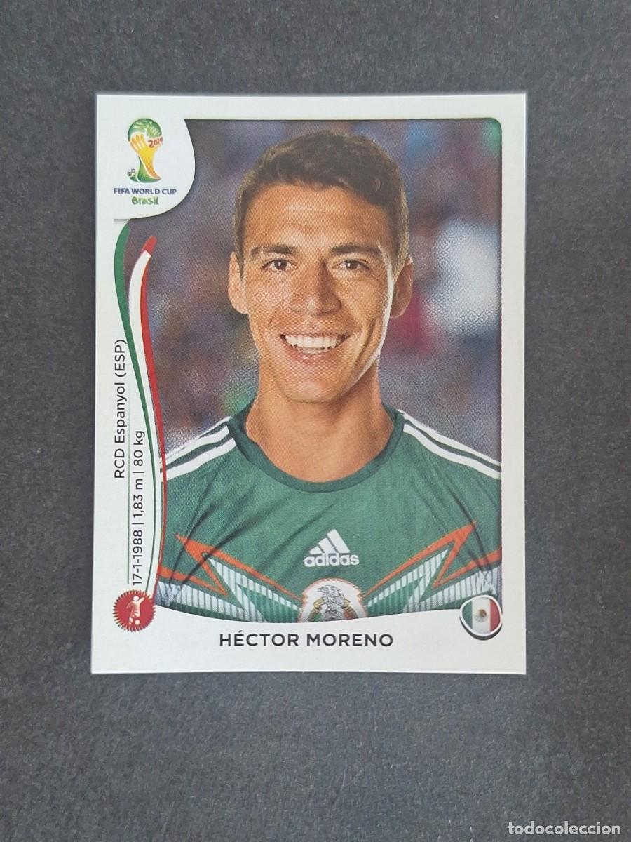 Football Stickers: L2 HECTOR MORENO SELECCION MEXICO 75 MUNDIAL BRASIL 2014 PANINI NUNCA PEGADO SIN PEGAR