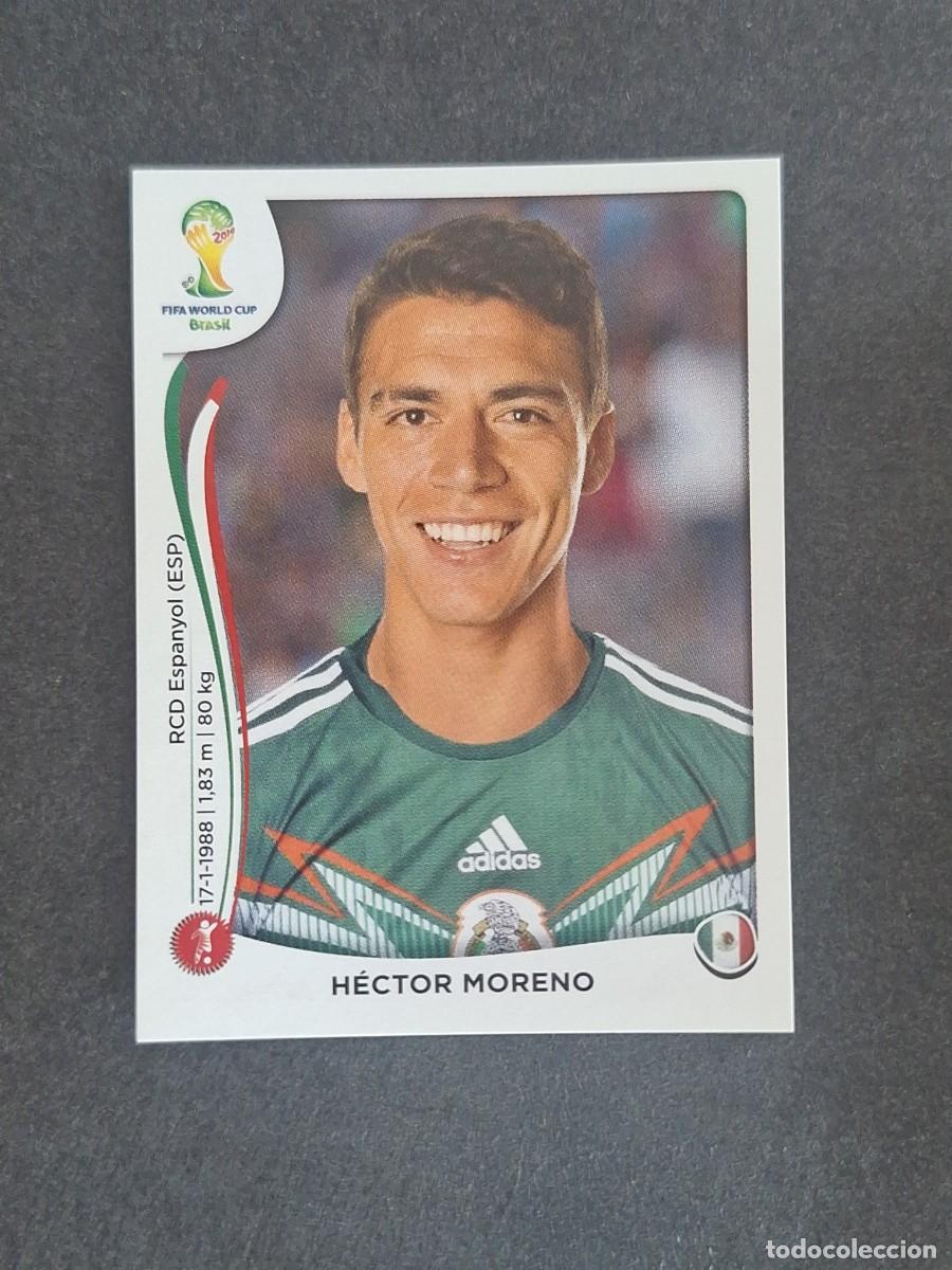Football Stickers: L2 HECTOR MORENO SELECCION MEXICO 75 MUNDIAL BRASIL 2014 PANINI NUNCA PEGADO SIN PEGAR