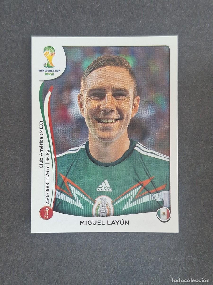 Football Stickers: L2 MIGUEL LAYUN SELECCION MEXICO 76 MUNDIAL BRASIL 2014 PANINI NUNCA PEGADO SIN PEGAR