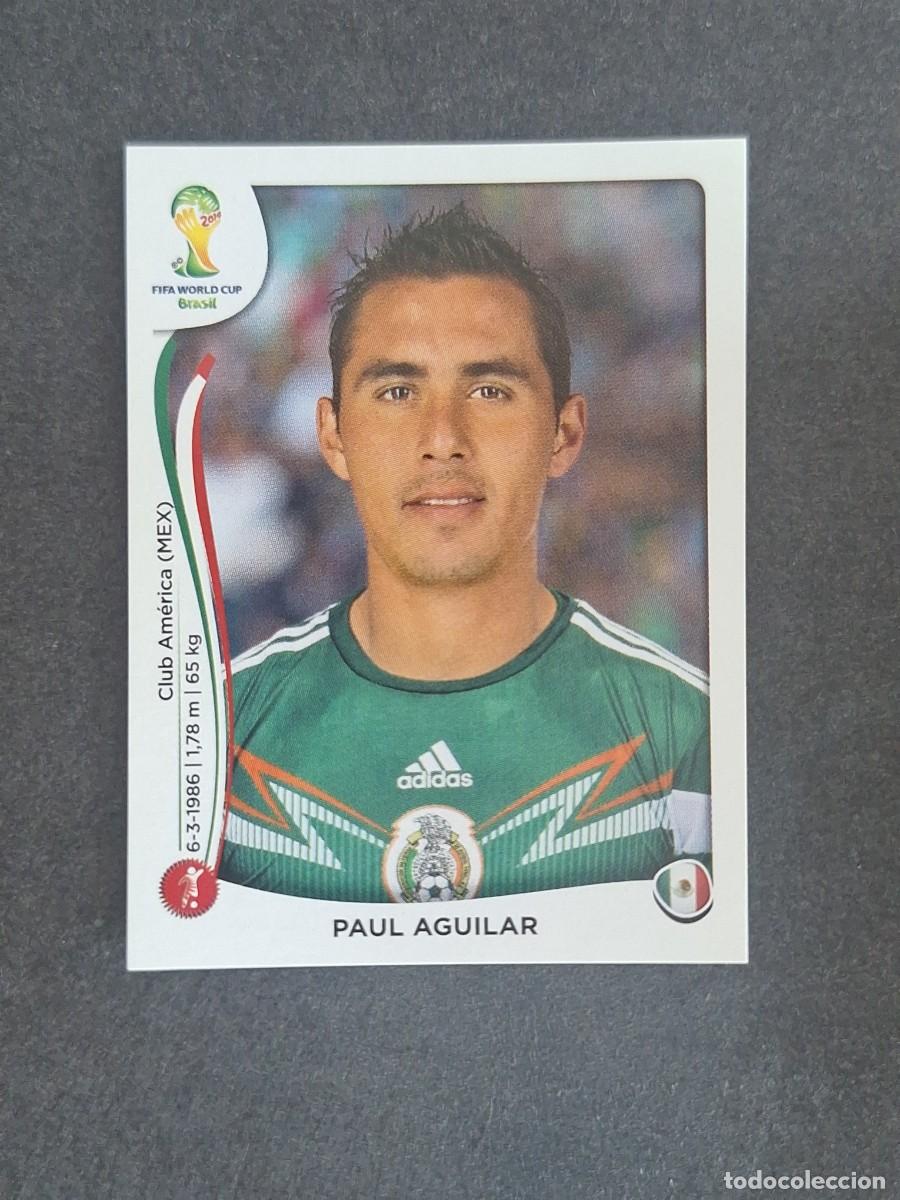 Football Stickers: L2 PAUL AGUILAR SELECCION MEXICO 77 MUNDIAL BRASIL 2014 PANINI NUNCA PEGADO SIN PEGAR