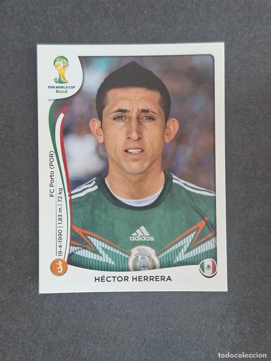 Football Stickers: L2 HECTOR HERRERA SELECCION MEXICO 80 MUNDIAL BRASIL 2014 PANINI NUNCA PEGADO SIN PEGAR