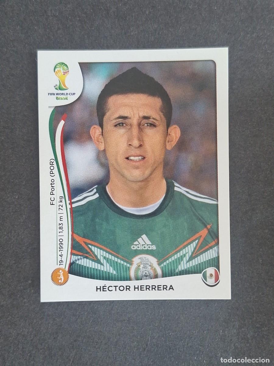 Football Stickers: L2 HECTOR HERRERA SELECCION MEXICO 80 MUNDIAL BRASIL 2014 PANINI NUNCA PEGADO SIN PEGAR
