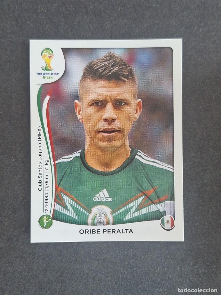 Cromos de f&uacute;tbol: L2 ORIBE PERALTA SELECCION MEXICO 86 MUNDIAL BRASIL 2014 PANINI NUNCA PEGADO SIN PEGAR