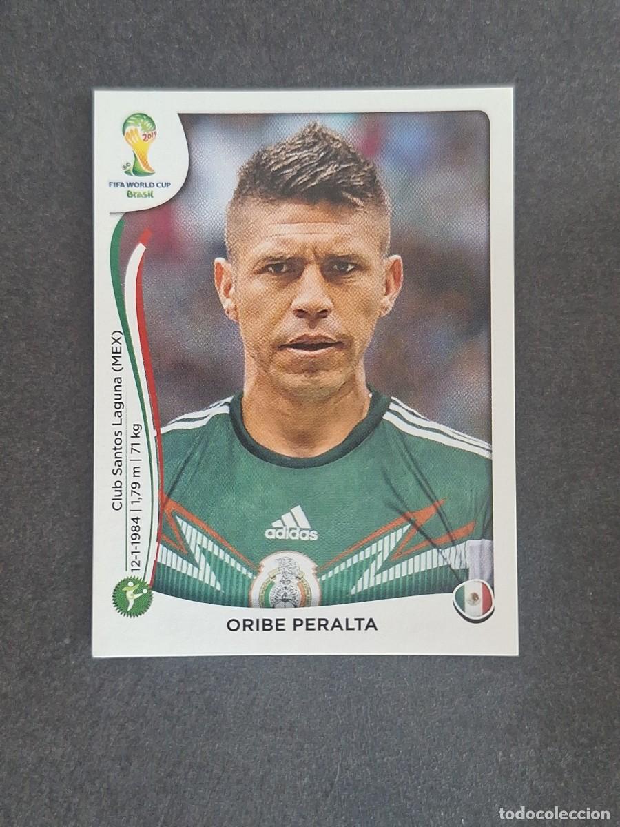 Cromos de f&uacute;tbol: L2 ORIBE PERALTA SELECCION MEXICO 86 MUNDIAL BRASIL 2014 PANINI NUNCA PEGADO SIN PEGAR