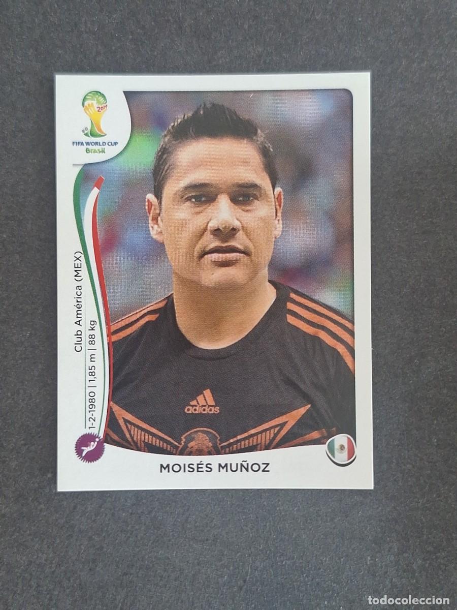 Figurine di Calcio: L2 MOISES MU&Ntilde;OZ SELECCION MEXICO 88 MUNDIAL BRASIL 2014 PANINI NUNCA PEGADO SIN PEGAR