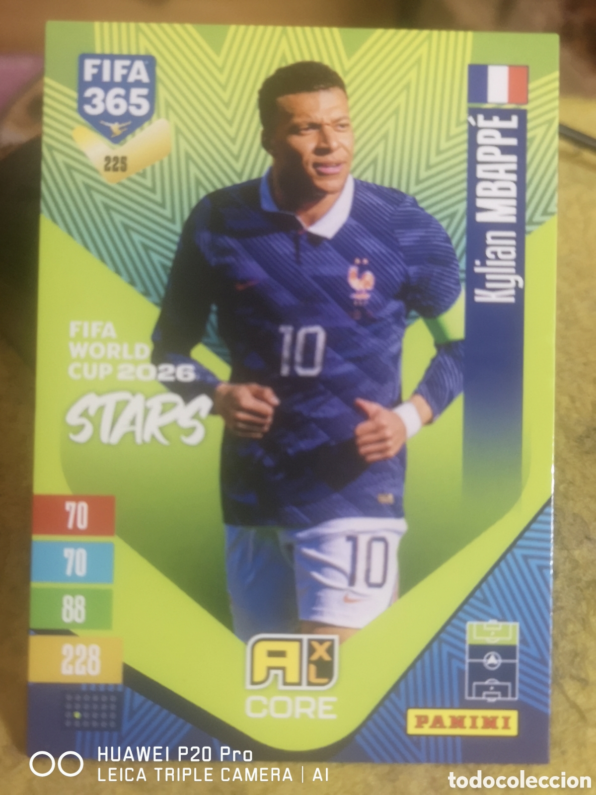 Fu&szlig;ball-Sticker: ADRENALYN FIFA 365 2027 MBAPPE CORE 225 FIFA WORLD CUP 2026 STARS - FRANCIA