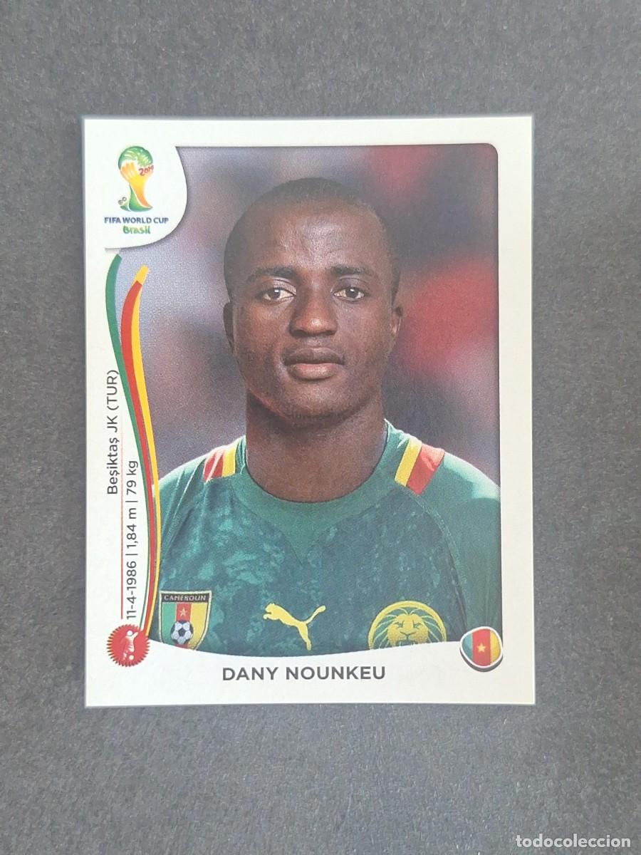Cromos de f&uacute;tbol: L2 DANY NOUNKEU SELECCION CAMERUN 94 MUNDIAL BRASIL 2014 PANINI NUNCA PEGADO SIN PEGAR