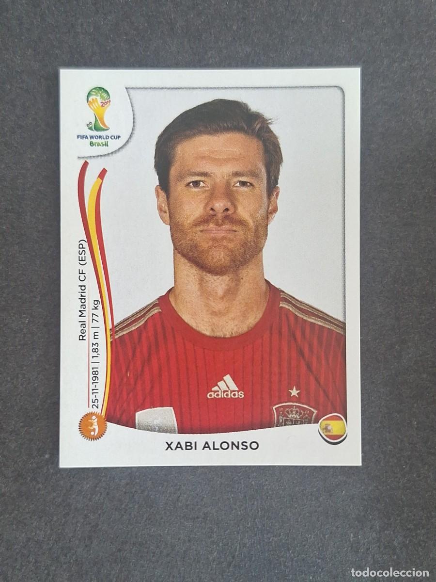 Cromos de f&uacute;tbol: L2 XABI ALONSO SELECCION ESPA&Ntilde;A 116 MUNDIAL BRASIL 2014 PANINI NUNCA PEGADO SIN PEGAR