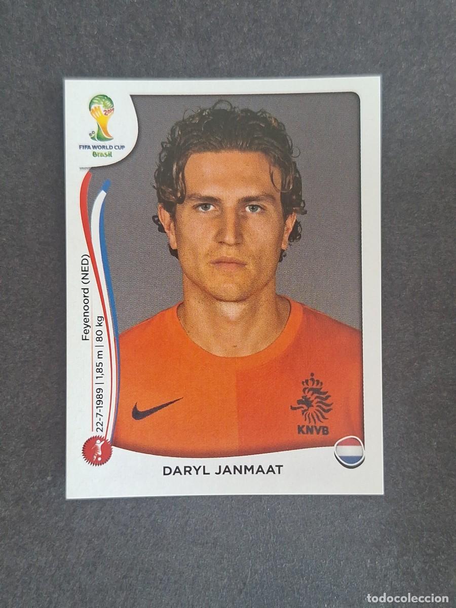Cromos de f&uacute;tbol: L2 DARYL JANMAAT SELECCION HOLANDA 130 MUNDIAL BRASIL 2014 PANINI NUNCA PEGADO SIN PEGAR