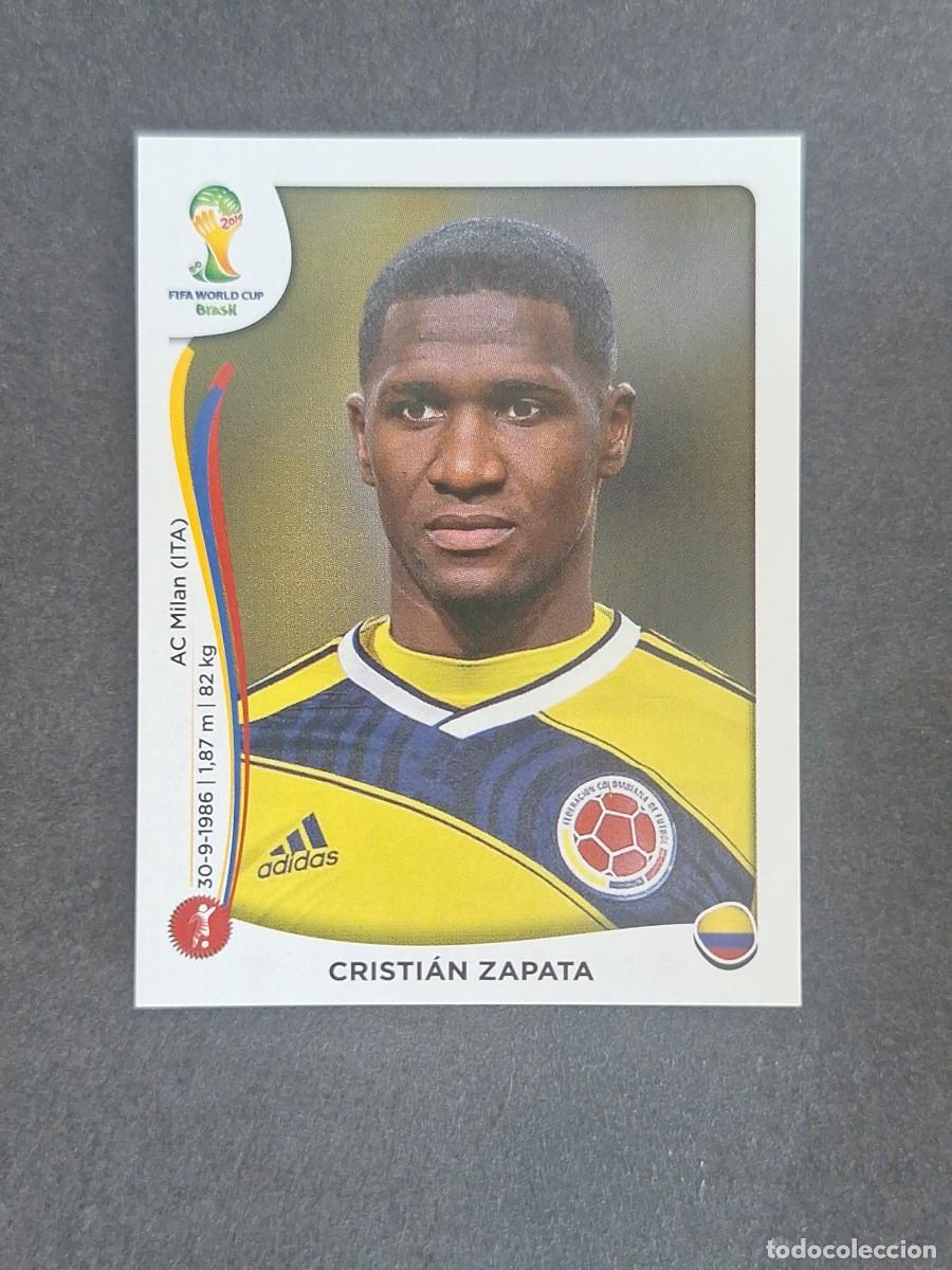 Cromos de f&uacute;tbol: L2 CRISTIAN ZAPATA SELECCION COLOMBIA 188 MUNDIAL BRASIL 2014 PANINI NUNCA PEGADO SIN PEGAR