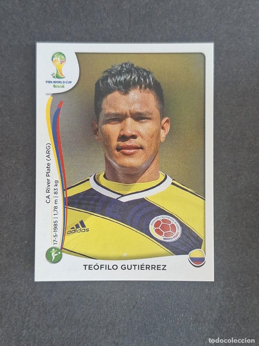 Cromos de Futebol: L2 TEOFILO GUTIERREZ SELECCION COLOMBIA 200 MUNDIAL BRASIL 2014 PANINI NUNCA PEGADO SIN PEGAR