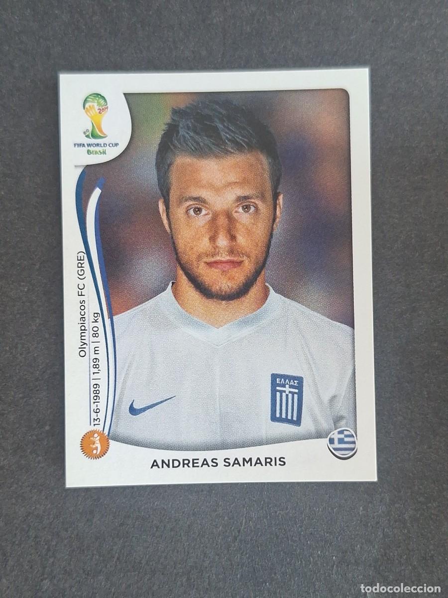 Figurine di Calcio: L2 ANDREAS SAMARIS SELECCION GRECIA 212 MUNDIAL BRASIL 2014 PANINI NUNCA PEGADO SIN PEGAR