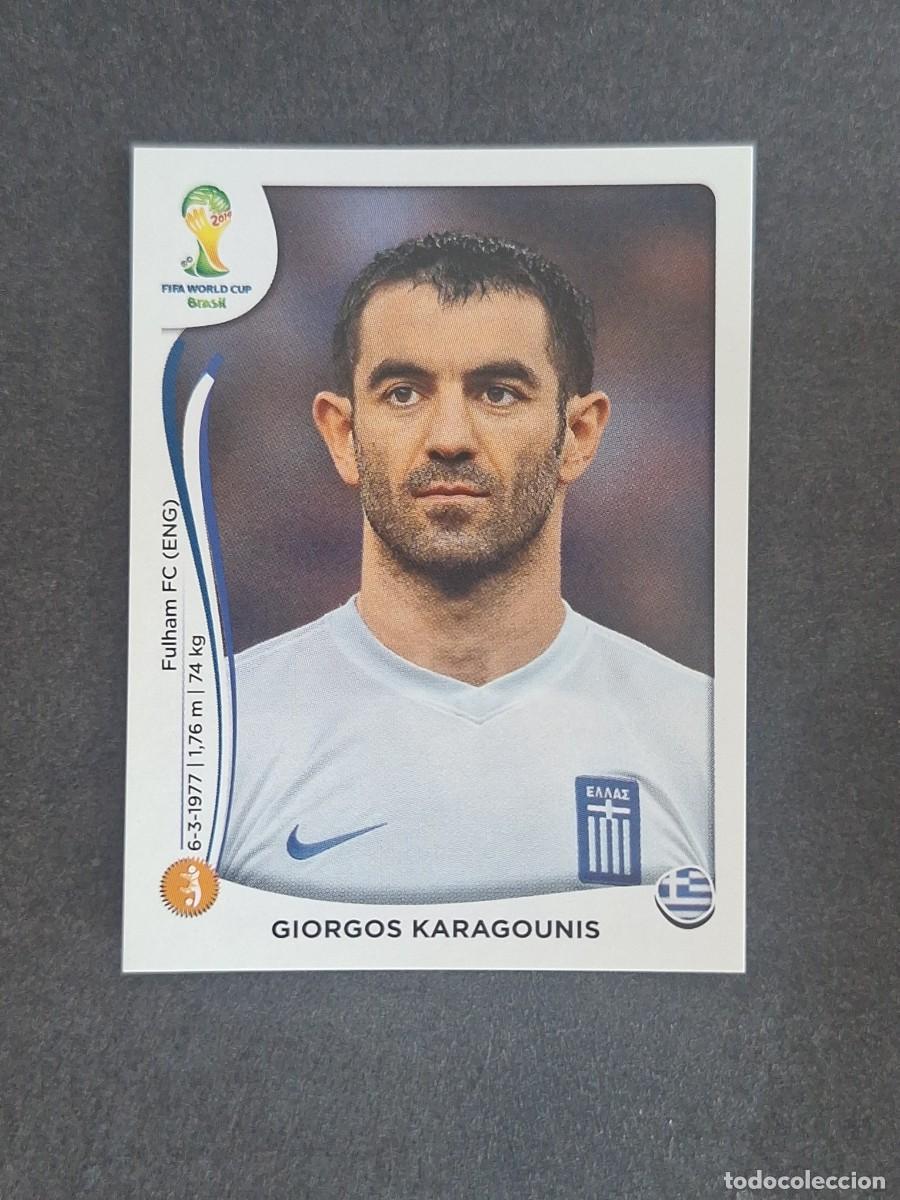 Figurine di Calcio: L2 GIORGOS KARAGOUNIS SELECCION GRECIA 213 MUNDIAL BRASIL 2014 PANINI NUNCA PEGADO SIN PEGAR