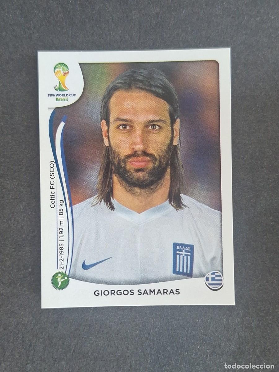 Figurine di Calcio: L2 GIORGOS SAMARAS SELECCION GRECIA 218 MUNDIAL BRASIL 2014 PANINI NUNCA PEGADO SIN PEGAR