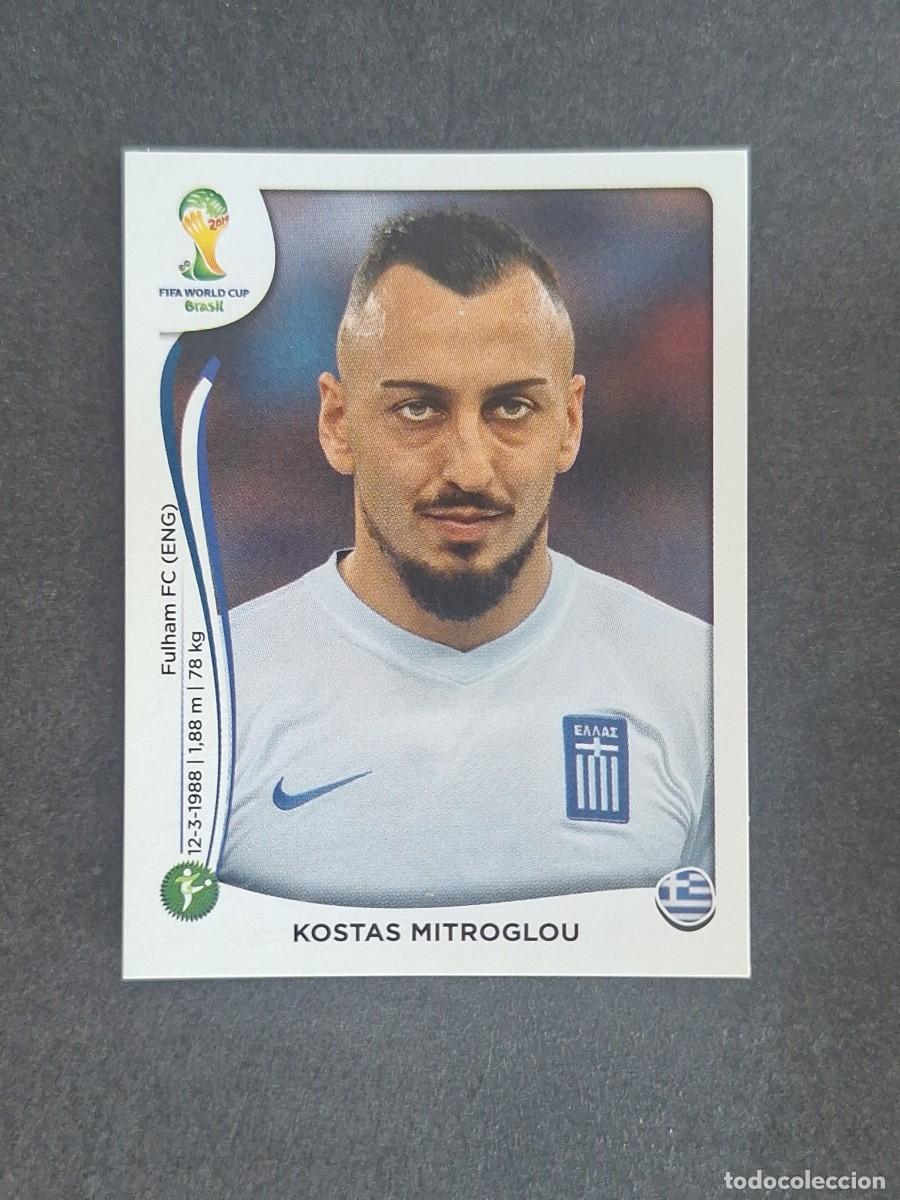 Figurine di Calcio: L2 KOSTAS MITROGLOU SELECCION GRECIA 221 MUNDIAL BRASIL 2014 PANINI NUNCA PEGADO SIN PEGAR