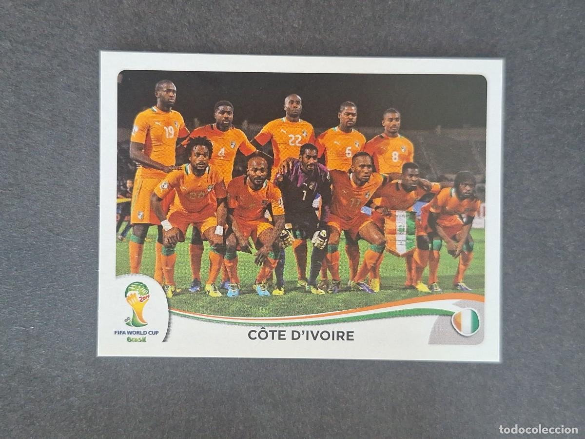 Figurine di Calcio: L2 ALINEACION EQUIPO SELECCION COSTA DE MARFIL 223 MUNDIAL BRASIL 2014 PANINI NUNCA PEGADO SIN PEGAR