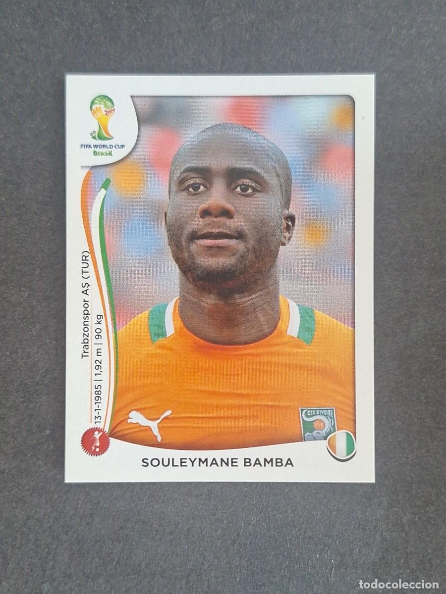 Figurine di Calcio: L2 SOULEYMANE BAMBA SELECCION COSTA DE MARFIL 227 MUNDIAL BRASIL 2014 PANINI NUNCA PEGADO SIN PEGAR