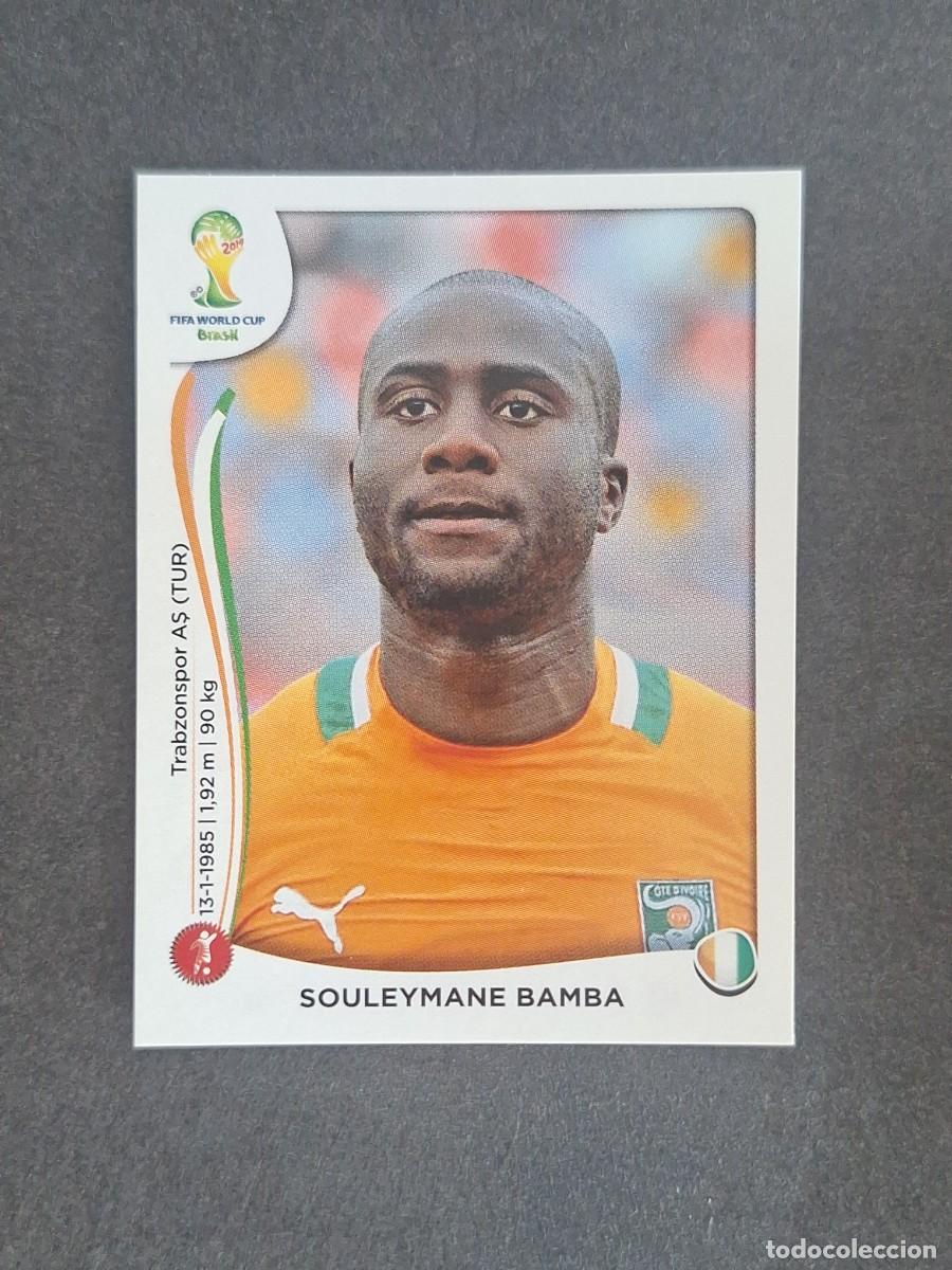 Fu&szlig;ball-Sticker: L2 SOULEYMANE BAMBA SELECCION COSTA DE MARFIL 227 MUNDIAL BRASIL 2014 PANINI NUNCA PEGADO SIN PEGAR