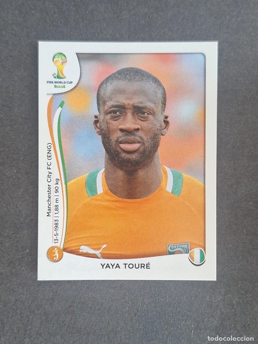 Fu&szlig;ball-Sticker: L2 YAYA TOURE SELECCION COSTA DE MARFIL 231 MUNDIAL BRASIL 2014 PANINI NUNCA PEGADO SIN PEGAR