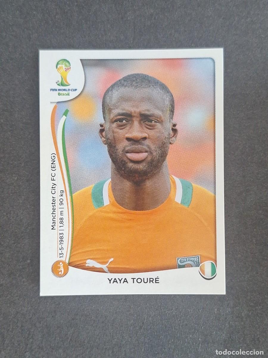 Fu&szlig;ball-Sticker: L2 YAYA TOURE SELECCION COSTA DE MARFIL 231 MUNDIAL BRASIL 2014 PANINI NUNCA PEGADO SIN PEGAR
