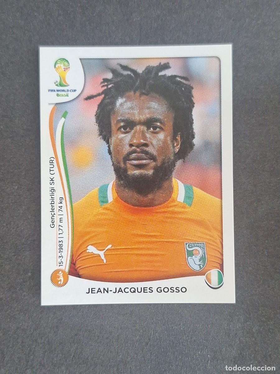Fu&szlig;ball-Sticker: L2 JEAN-JACQUES GOSSO SELECCION COSTA MARFIL 233 MUNDIAL BRASIL 2014 PANINI NUNCA PEGADO SIN PEGAR