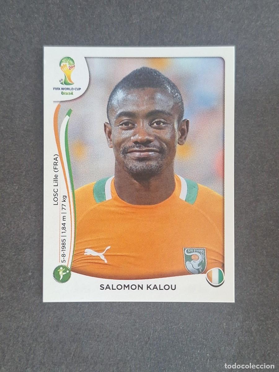 Fu&szlig;ball-Sticker: L2 SALOMON KALOU SELECCION COSTA DE MARFIL 237 MUNDIAL BRASIL 2014 PANINI NUNCA PEGADO SIN PEGAR