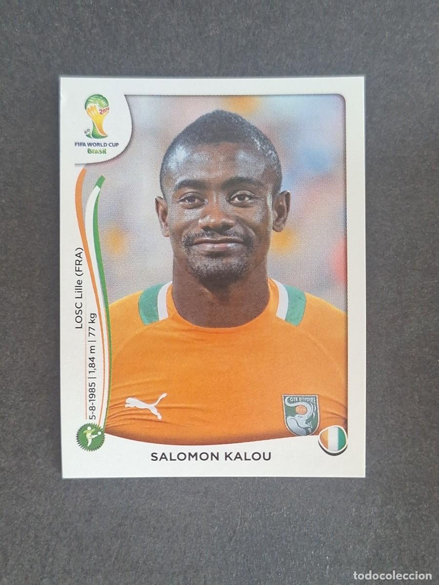 Fu&szlig;ball-Sticker: L2 SALOMON KALOU SELECCION COSTA DE MARFIL 237 MUNDIAL BRASIL 2014 PANINI NUNCA PEGADO SIN PEGAR