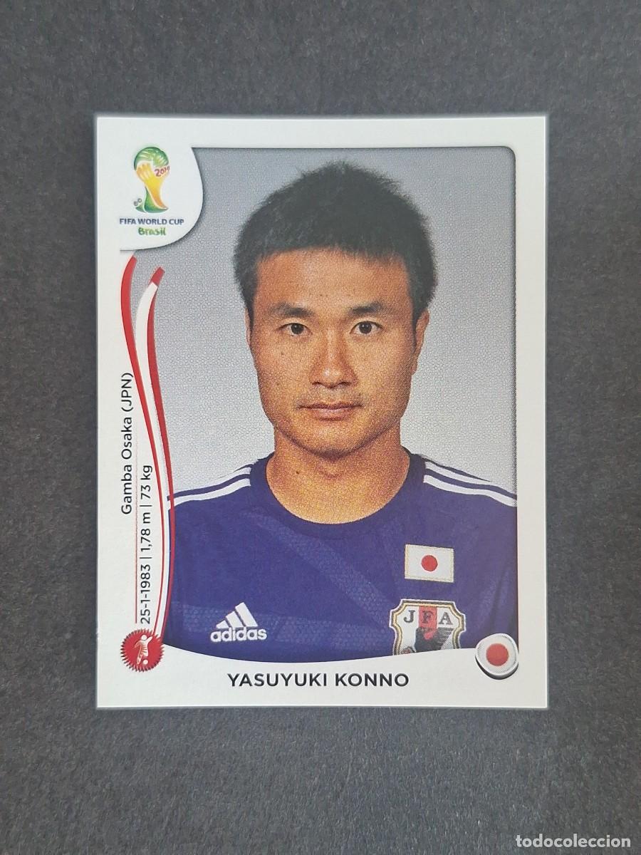 Cartes &agrave; collectionner de Football: L2 YASUYUKI KONNO SELECCION JAPON 245 MUNDIAL BRASIL 2014 PANINI NUNCA PEGADO SIN PEGAR