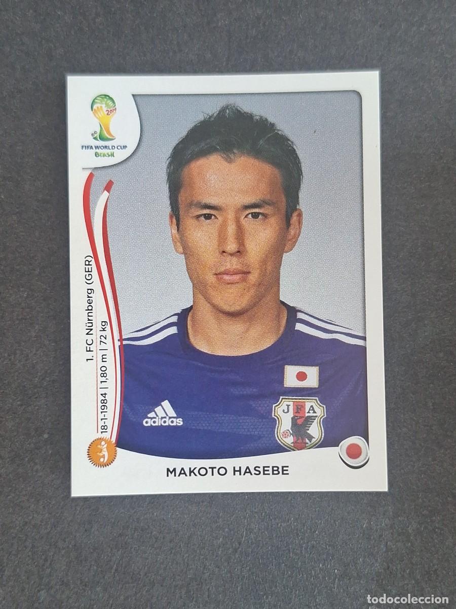 Cartes &agrave; collectionner de Football: L2 MAKOTO HASEBE SELECCION JAPON 252 MUNDIAL BRASIL 2014 PANINI NUNCA PEGADO SIN PEGAR
