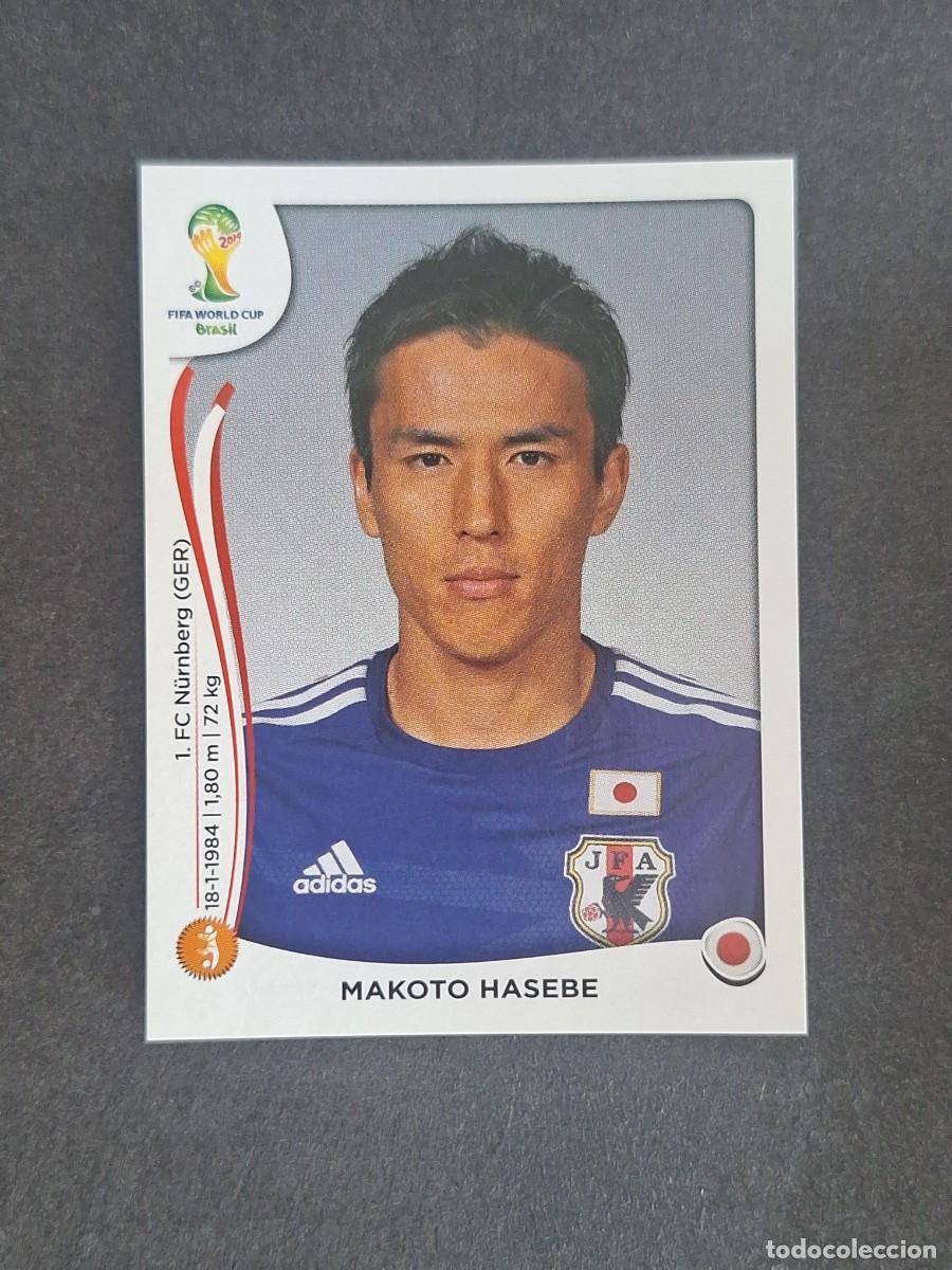 Cartes &agrave; collectionner de Football: L2 MAKOTO HASEBE SELECCION JAPON 252 MUNDIAL BRASIL 2014 PANINI NUNCA PEGADO SIN PEGAR