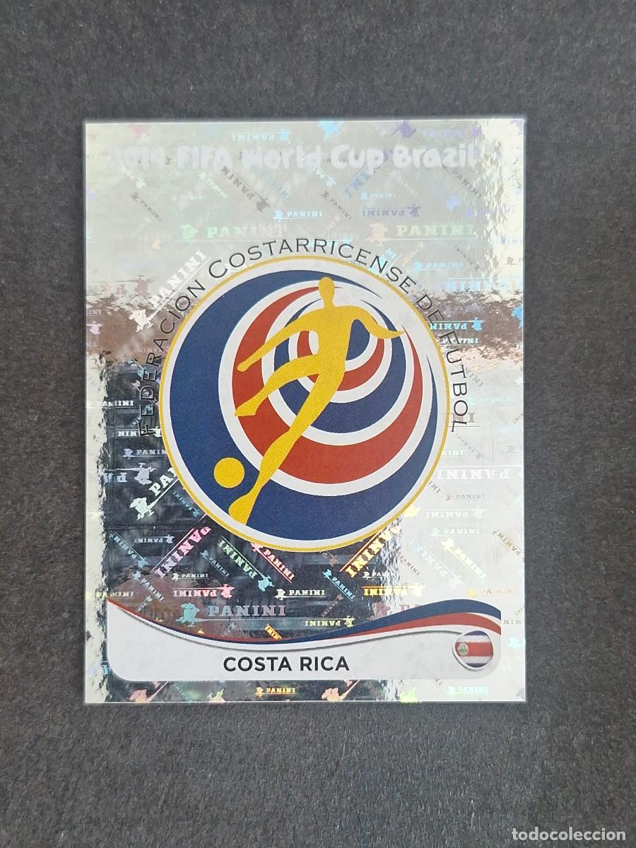 Fu&szlig;ball-Sticker: L2 ESCUDO SELECCION COSTA RICA 279 MUNDIAL BRASIL 2014 PANINI NUNCA PEGADO SIN PEGAR