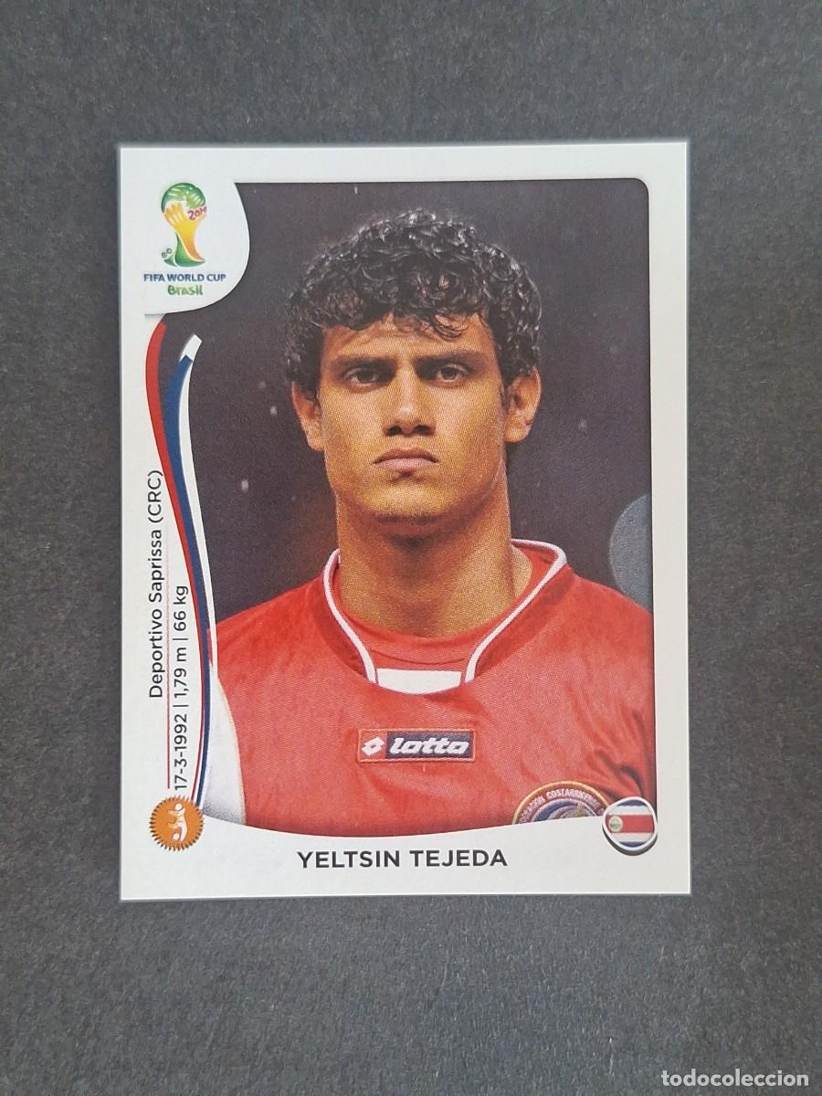 Fu&szlig;ball-Sticker: L2 YELTSIN TEJEDA SELECCION COSTA RICA 293 MUNDIAL BRASIL 2014 PANINI NUNCA PEGADO SIN PEGAR