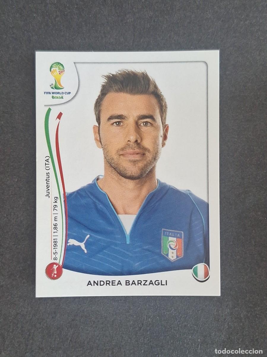 Fu&szlig;ball-Sticker: L2 ANDREA BARZAGLI SELECCION ITALIA 320 MUNDIAL BRASIL 2014 PANINI NUNCA PEGADO SIN PEGAR