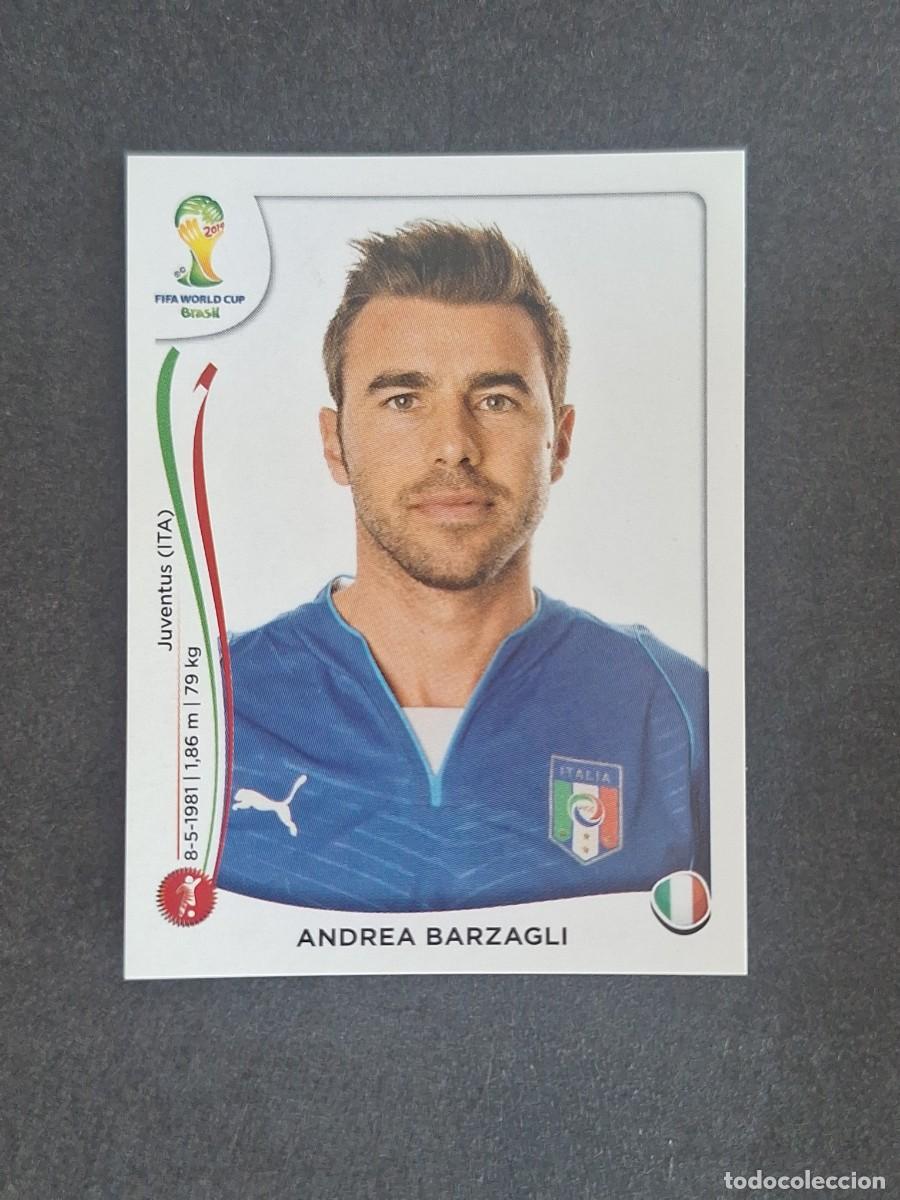 Fu&szlig;ball-Sticker: L2 ANDREA BARZAGLI SELECCION ITALIA 320 MUNDIAL BRASIL 2014 PANINI NUNCA PEGADO SIN PEGAR