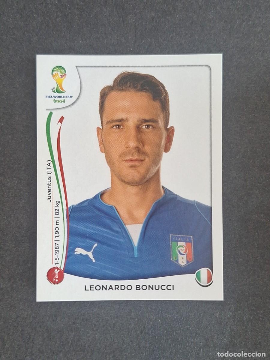 Fu&szlig;ball-Sticker: L2 LEONARDO BONUCCI SELECCION ITALIA 321 MUNDIAL BRASIL 2014 PANINI NUNCA PEGADO SIN PEGAR
