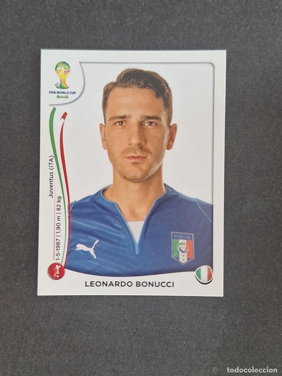 Fu&szlig;ball-Sticker: L2 LEONARDO BONUCCI SELECCION ITALIA 321 MUNDIAL BRASIL 2014 PANINI NUNCA PEGADO SIN PEGAR