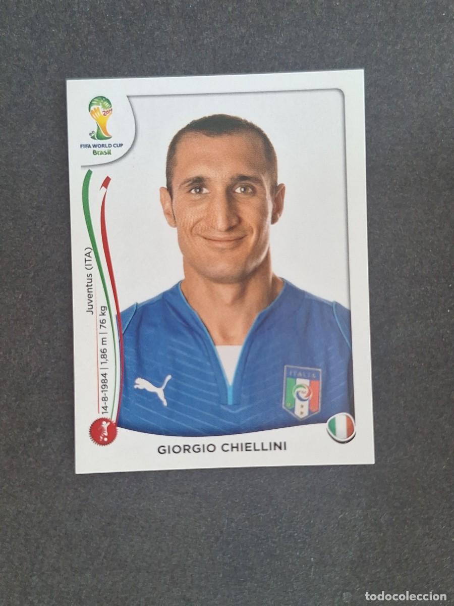 Fu&szlig;ball-Sticker: L2 GIORGIO CHIELLINI SELECCION ITALIA 322 MUNDIAL BRASIL 2014 PANINI NUNCA PEGADO SIN PEGAR